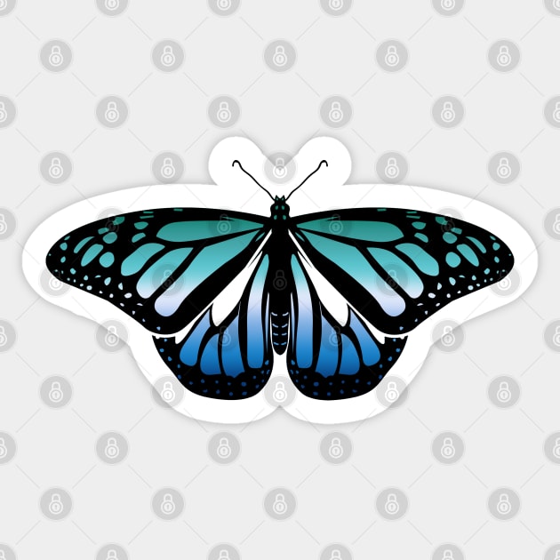 Gay Man Pride Butterfly Sticker by brendalee